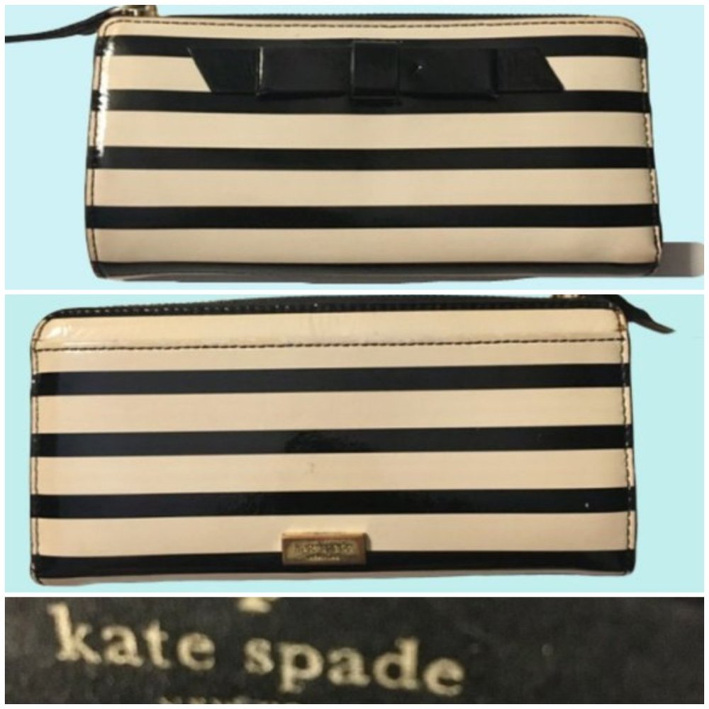 Kate Spade Chelsea Park Patent Stripe Nisha